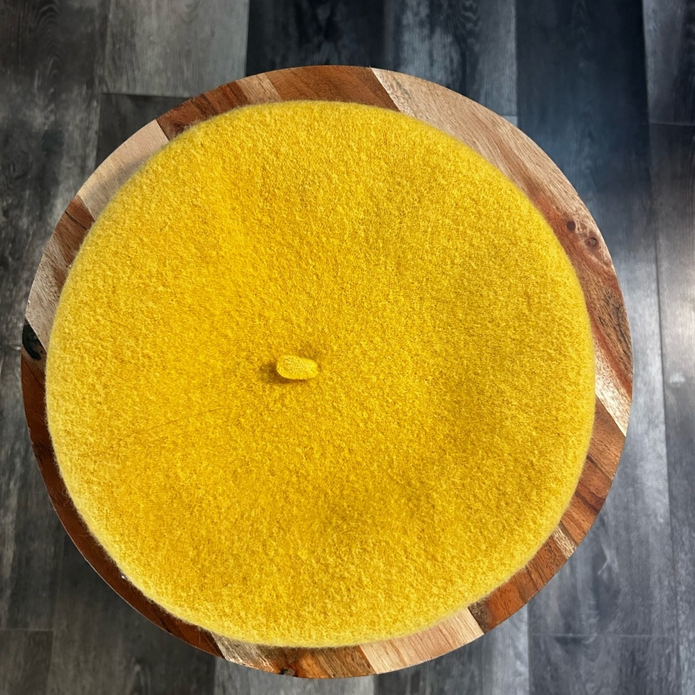 Mustard Yellow Beret from H&M
